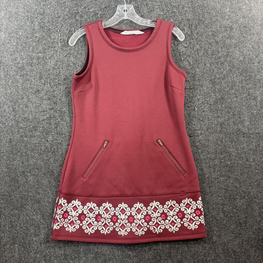 Athleta Hot When You Are Not Dress Women's XS Red Fleece Pockets